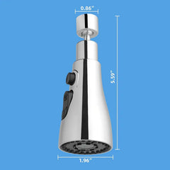 All-Purpose Kitchen Faucet Bubbler