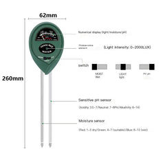Tri-Measure Soil Tester